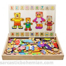 FLERISE Kid's Magnetic Puzzles Learning Kit Education Learning Toys for Children B079FRVKF2